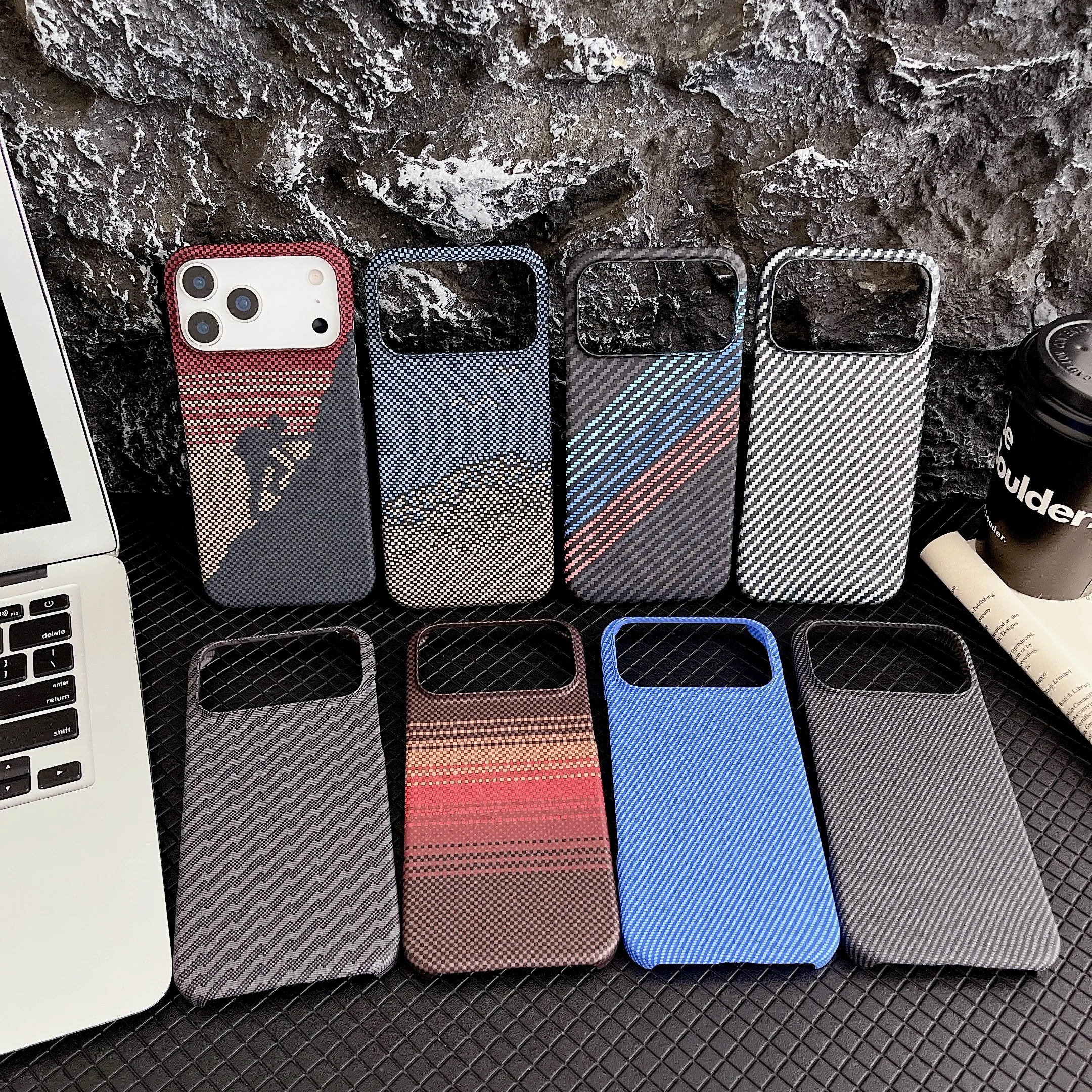 luxury carbon fiber shockproof case for iphone 11–17 series luxury carbon fiber shockproof case for iphone 11–17 series